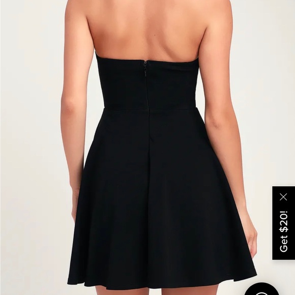 Lulus Out and About Black Skater Dress - Picture 4 of 6